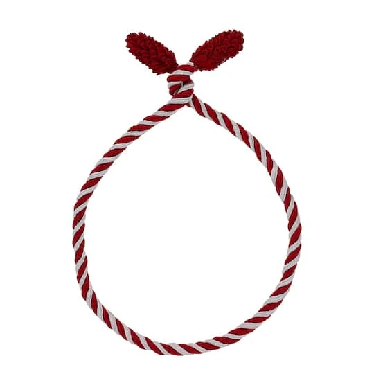 Haute Decor 16" Red & White Decorative Twist Ties, 6ct. 3 Haute Decor 16" Red & White Decorative Twist Ties, 6ct.