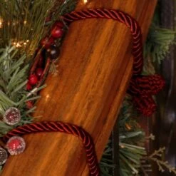 Haute Decor 20" Burgundy Decorative Twist Ties, 6ct. -Christmas Designers Store D349494S 2