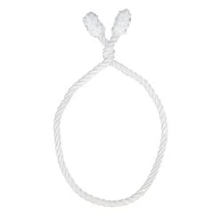 Haute Decor 16" White Decorative Twist Ties, 6ct. -Christmas Designers Store D349495S 1 1