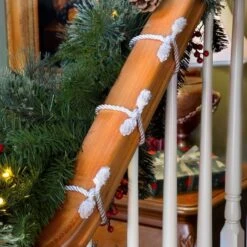 Haute Decor 16" White Decorative Twist Ties, 6ct. -Christmas Designers Store D349495S 2