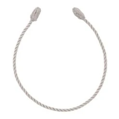 Haute Decor 20" Silver Decorative Twist Ties, 6ct. -Christmas Designers Store D349498S 1 1