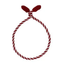 Haute Decor 20" Red & White Decorative Twist Ties, 6ct. -Christmas Designers Store D349504S 1 1