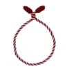 Haute Decor 20" Red & White Decorative Twist Ties, 6ct. -Christmas Designers Store D349504S 1