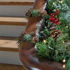 Haute Decor GarlandTies 14" Noble Pine Ties With Pinecones, 20ct. 7 Haute Decor GarlandTies 14" Noble Pine Ties With Pinecones, 20ct. -Christmas Designers Store D349515S 2