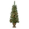 4ft. Pre-Lit Caroline Artificial Porch Christmas Tree, Warm White LED Lights 2 4ft. Pre-Lit Caroline Artificial Porch Christmas Tree, Warm White LED Lights -Christmas Designers Store D349524S 1