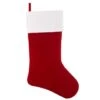 Haute Decor HangRight™ Christmas Premium Red & White Stocking -Christmas Designers Store D349542S 1