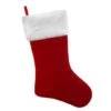 Haute Decor HangRight™ 20" Deluxe Red & White Fur Cuff Stocking, 2ct. -Christmas Designers Store D349555S 1