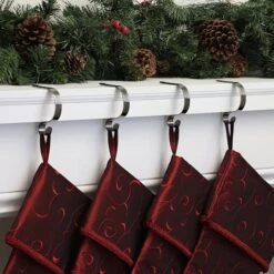 Haute Decor Bronze MantleClip Jr., 4ct. 7 Haute Decor Bronze MantleClip Jr., 4ct. -Christmas Designers Store D349565S 2