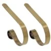 Original MantleClip® Antique Brass Stocking Holders, 2ct. -Christmas Designers Store D349577S 1