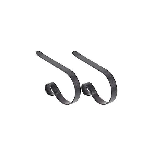 Original MantleClip® Matte Black Stocking Holders, 2ct. 4 Original MantleClip® Matte Black Stocking Holders, 2ct. - Image 2