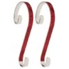 Haute Decor Stocking Scroll® Red Glitter Stocking Holders, 2ct. -Christmas Designers Store D349635S 1