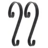 Haute Decor Stocking Scroll® Matte Black Stocking Holders, 2ct. 2 Haute Decor Stocking Scroll® Matte Black Stocking Holders, 2ct. -Christmas Designers Store D349637S 1