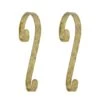 Haute Decor Stocking Scroll® Gold Foil Stocking Holders, 2ct. -Christmas Designers Store D349638S 1