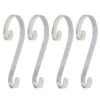 Haute Decor Stocking Scroll® Silver Glitter Stocking Holders, 4ct. 1 Haute Decor Stocking Scroll® Silver Glitter Stocking Holders, 4ct. -Christmas Designers Store D349650S 1