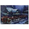 Northlight LED Lighted Santa Claus In Sleigh Christmas Canvas Wall Art 2 Northlight LED Lighted Santa Claus In Sleigh Christmas Canvas Wall Art -Christmas Designers Store D361864S 1