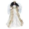 Santa's Workshop 14" Cream & Gold Angel Tree Topper -Christmas Designers Store D362255S 1