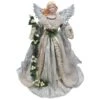 Santa's Workshop 16" Silver & Gray Angel Tree Topper