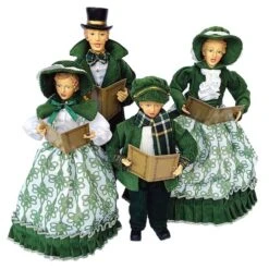 Santa's Workshop 18" Irish Knot Carolers Set -Christmas Designers Store D362321S 1 1