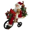 Santa's Workshop 19" Cycling Santa -Christmas Designers Store D362374S 1