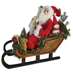 Santa's Workshop 17" Santa Sleigh Delivery -Christmas Designers Store D362375S 1 1