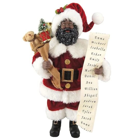 Santa's Workshop 12" Santa With His List Figurine 4 Santa's Workshop 12" Santa With His List Figurine - Image 2