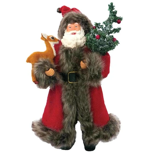 Santa's Workshop 12" Little Friend & Santa Figurine 4 Santa's Workshop 12" Little Friend & Santa Figurine - Image 2