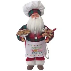 Santa's Workshop 15" Cookie Tasting Claus Figurine -Christmas Designers Store D362443S 1 1
