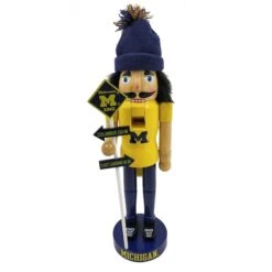 Santa's Workshop 12" Rivalry Nutcracker University Of Michigan