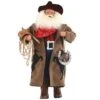 Santa's Workshop 18" Cowboy Santa With Horseshoe 1 Santa's Workshop 18" Cowboy Santa With Horseshoe -Christmas Designers Store D362482S 1