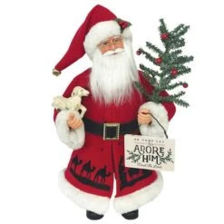 Santa's Workshop 15" Let Us Adore Him Claus 5 Santa's Workshop 15" Let Us Adore Him Claus -Christmas Designers Store D362525S 1 1