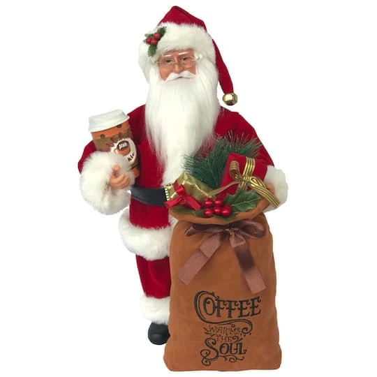Santa's Workshop 15" Coffee Claus 4 Santa's Workshop 15" Coffee Claus - Image 2