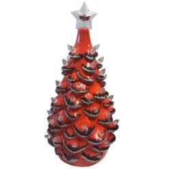 Santa's Workshop 14" NCAA College Team Ceramic LED Christmas Tree Oklahoma State University -Christmas Designers Store D362582S 1 1