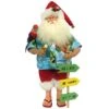 Santa's Workshop 15.5" Beach Santa Claus Figure 2 Santa's Workshop 15.5" Beach Santa Claus Figure -Christmas Designers Store D362636S 1