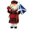 Santa's Workshop 15" Scottish Santa Figure -Christmas Designers Store D362648S 1