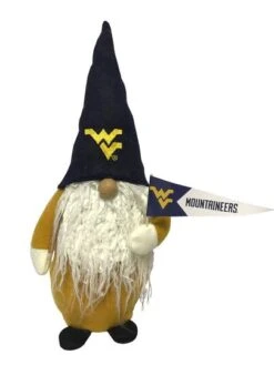 Santa's Workshop 12" College Football Gnome West Virginia Mountaineers -Christmas Designers Store D362669S 1 1