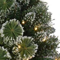 2ft. Pre-Lit Artificial Christmas Tree In Burlap Sack, Warm White LED Lights 8 2ft. Pre-Lit Artificial Christmas Tree In Burlap Sack, Warm White LED Lights -Christmas Designers Store D393389S 2