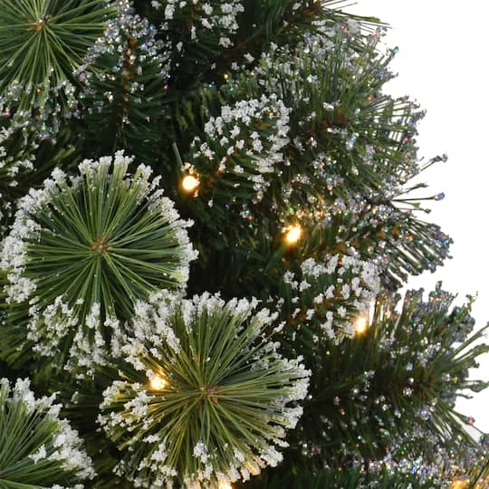 2ft. Pre-Lit Artificial Christmas Tree In Burlap Sack, Warm White LED Lights 5 2ft. Pre-Lit Artificial Christmas Tree In Burlap Sack, Warm White LED Lights - Image 3