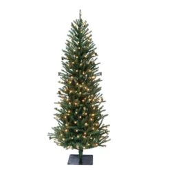 6 Ft. Pre-Lit Fir Artificial Christmas Tree, 300 Lights -Christmas Designers Store D393401S 1 1