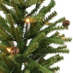 6 Ft. Pre-Lit Fir Artificial Christmas Tree, 300 Lights -Christmas Designers Store D393401S 2