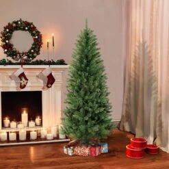 6ft. Unlit Carson Pine Artificial Christmas Tree -Christmas Designers Store D393435S 3