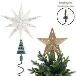 Village Lighting Christmas Tree Topper Holder -Christmas Designers Store D403170S 14