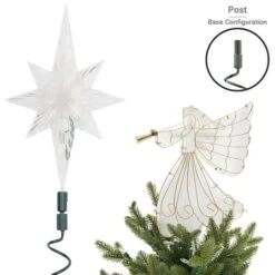 Village Lighting Christmas Tree Topper Holder -Christmas Designers Store D403170S 20