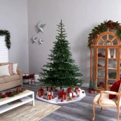 8ft. Pre-Lit Layered Washington Spruce Artificial Christmas Tree, Clear Lights -Christmas Designers Store D478887S 10