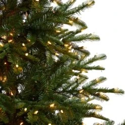 8ft. Pre-Lit Layered Washington Spruce Artificial Christmas Tree, Clear Lights -Christmas Designers Store D478887S 4