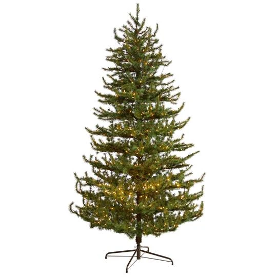 9ft. Pre-Lit Vancouver Mountain Pine Artificial Christmas Tree, Clear Lights 3 9ft. Pre-Lit Vancouver Mountain Pine Artificial Christmas Tree, Clear Lights