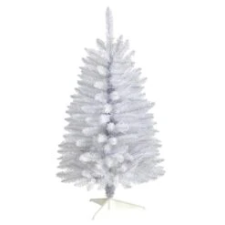 3ft. Pre-Lit White Artificial Christmas Tree, Warm White LED Lights 16 3ft. Pre-Lit White Artificial Christmas Tree, Warm White LED Lights -Christmas Designers Store D478905S 3