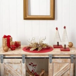 10" Golden Artificial Christmas Candelabrum -Christmas Designers Store D479052S 5