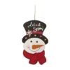 Glitzhome® 19" Lighted Snowman Wall Décor -Christmas Designers Store D479425S 1