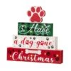 Glitzhome® 12" LED Lighted Pet Block Word Sign 1 Glitzhome® 12" LED Lighted Pet Block Word Sign -Christmas Designers Store D479431S 1