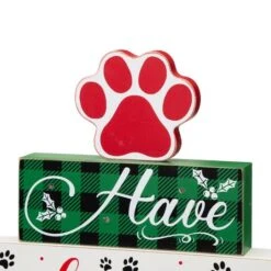 Glitzhome® 12" LED Lighted Pet Block Word Sign 16 Glitzhome® 12" LED Lighted Pet Block Word Sign -Christmas Designers Store D479431S 6